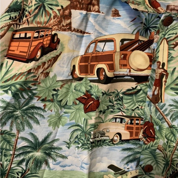 Cotton scrubs& co mens size 2XL Tropical Print Hawaiian Shirt - Picture 6 of 9